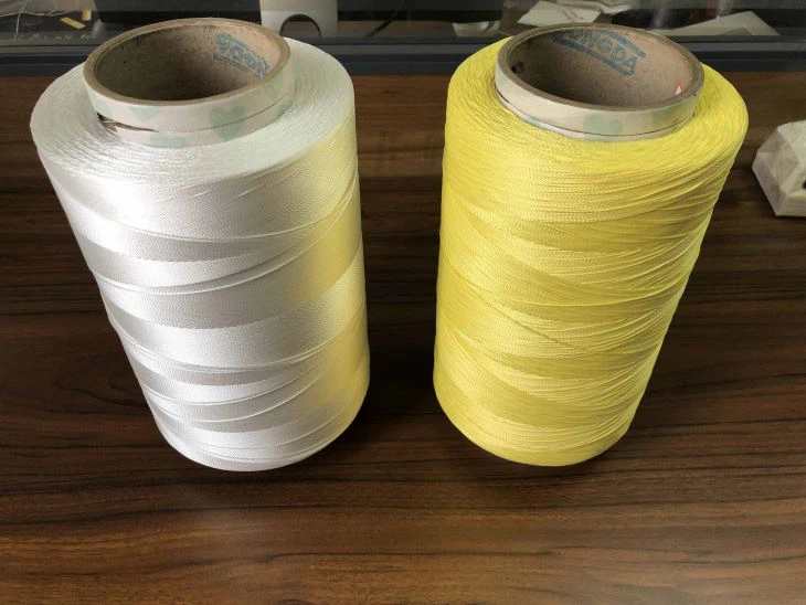 High Tenacity Raw White Embroidery 100% Polyester Sewing Thread